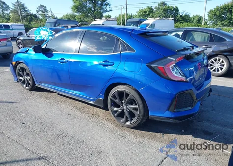 2017 Honda Civic Sport Touring from USA, damaged, VIN SHHFK7H99HU421551